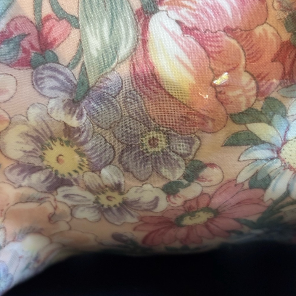 Floral Pig Decoupage Style Spring Colors Gloss Finish - Picture 7 of 8